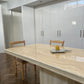 - Vintage Travertine Dining Table