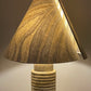 - Sandstone Table Lamp with Split Shade in Kelly Wearstler Fabric