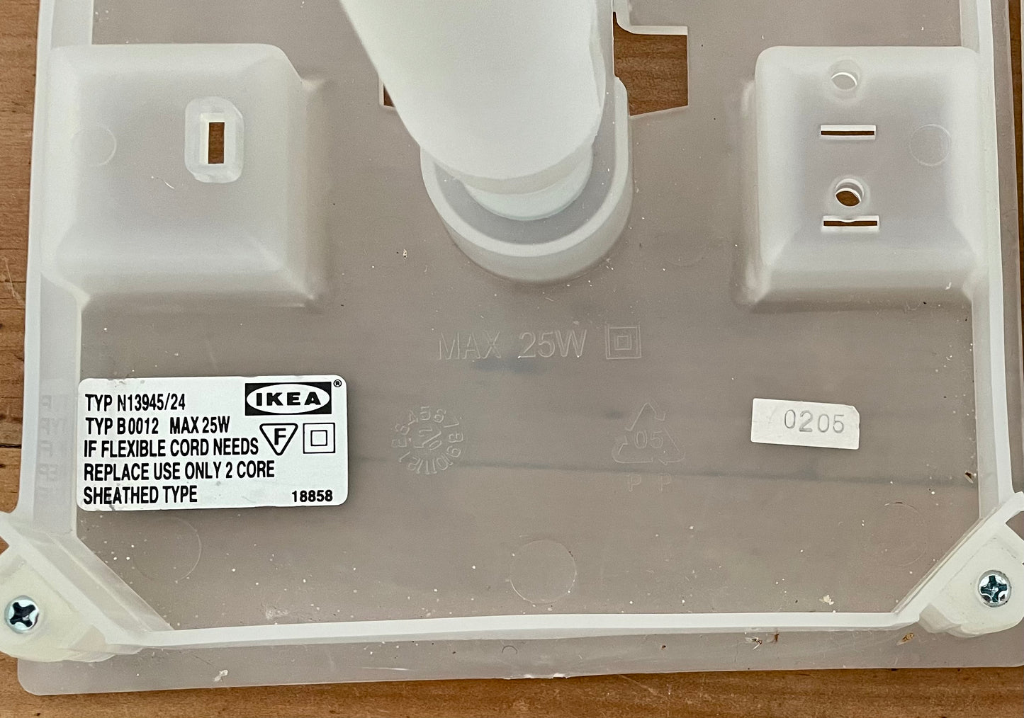 Vintage IKEA Iviken Ice Cube Lamp