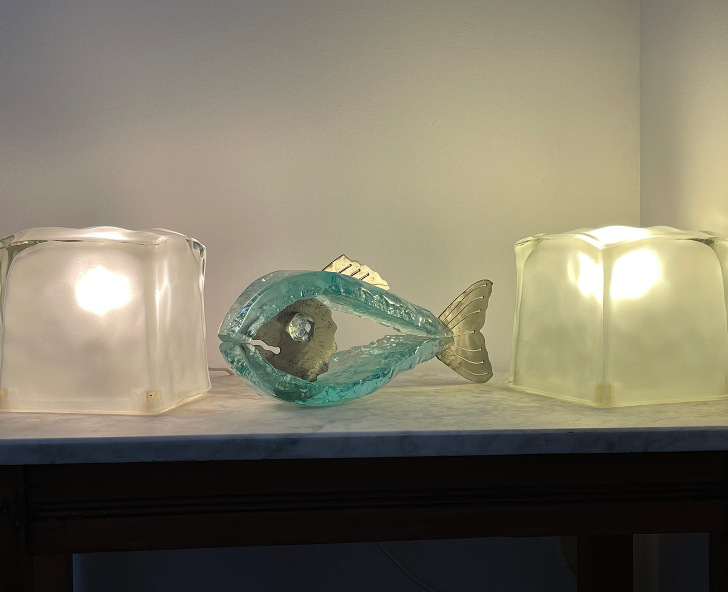 Vintage IKEA Iviken Ice Cube Lamp