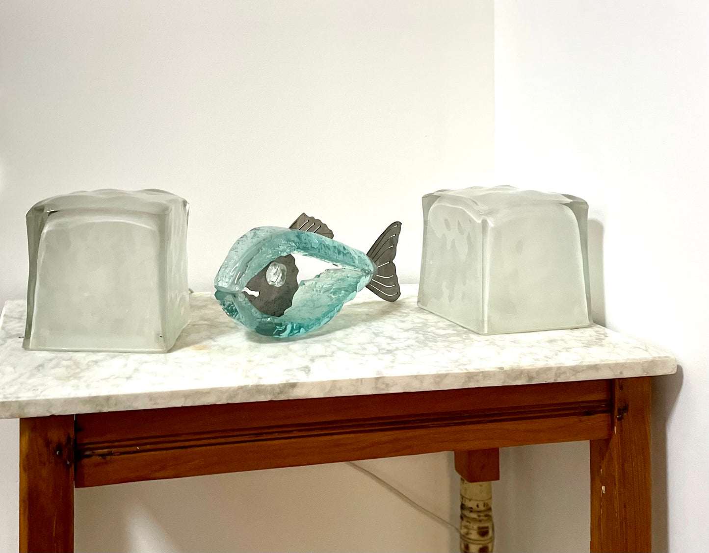 Vintage IKEA Iviken Ice Cube Lamp