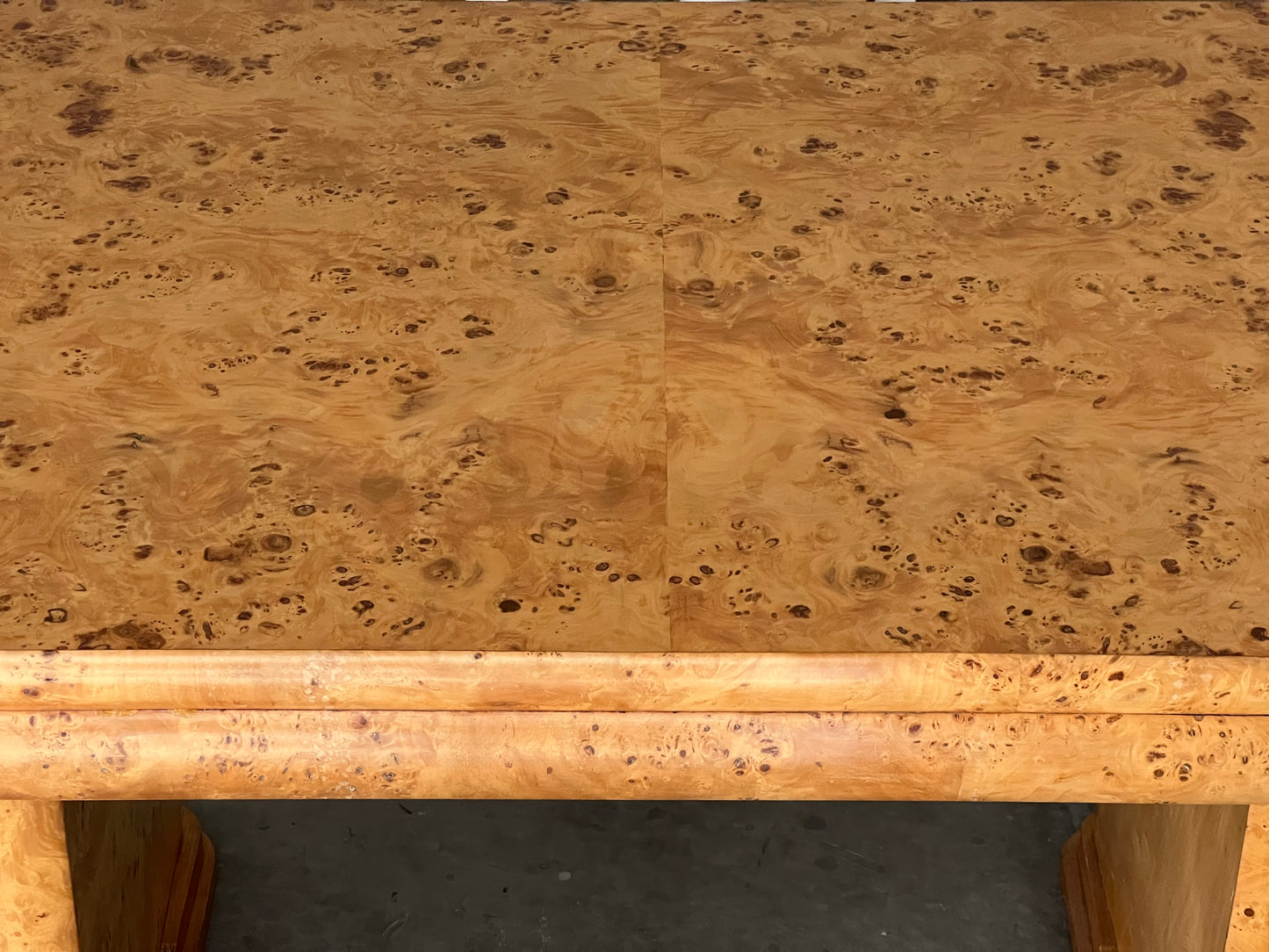 - Vintage Maple Burl Table