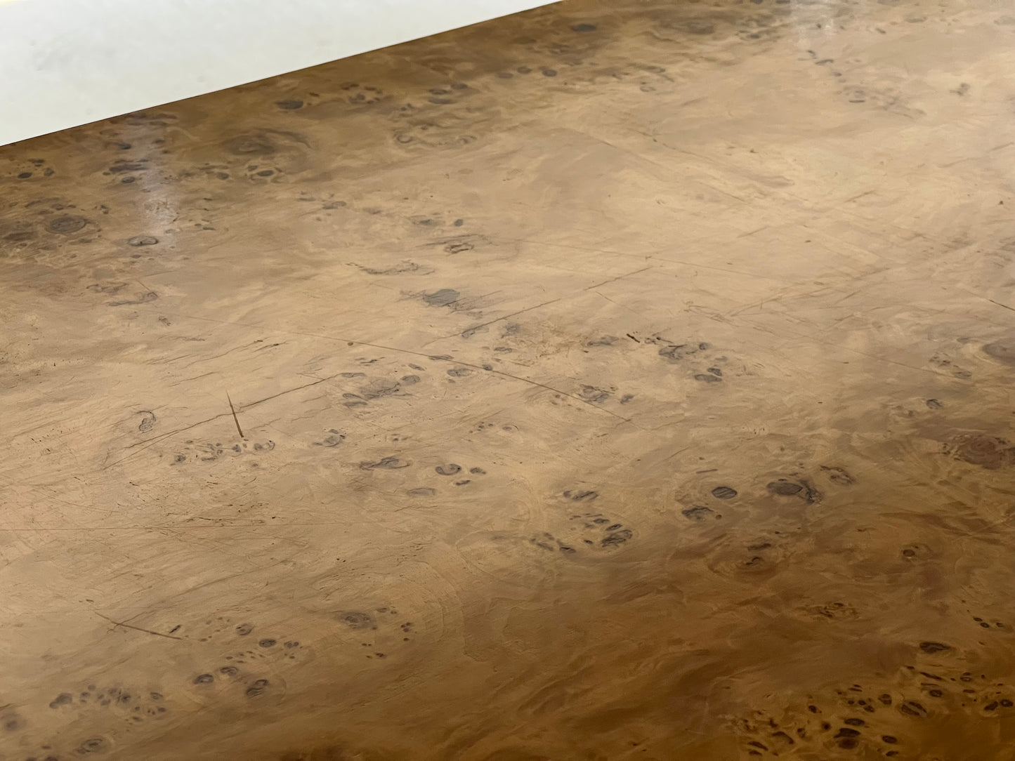 - Vintage Maple Burl Table