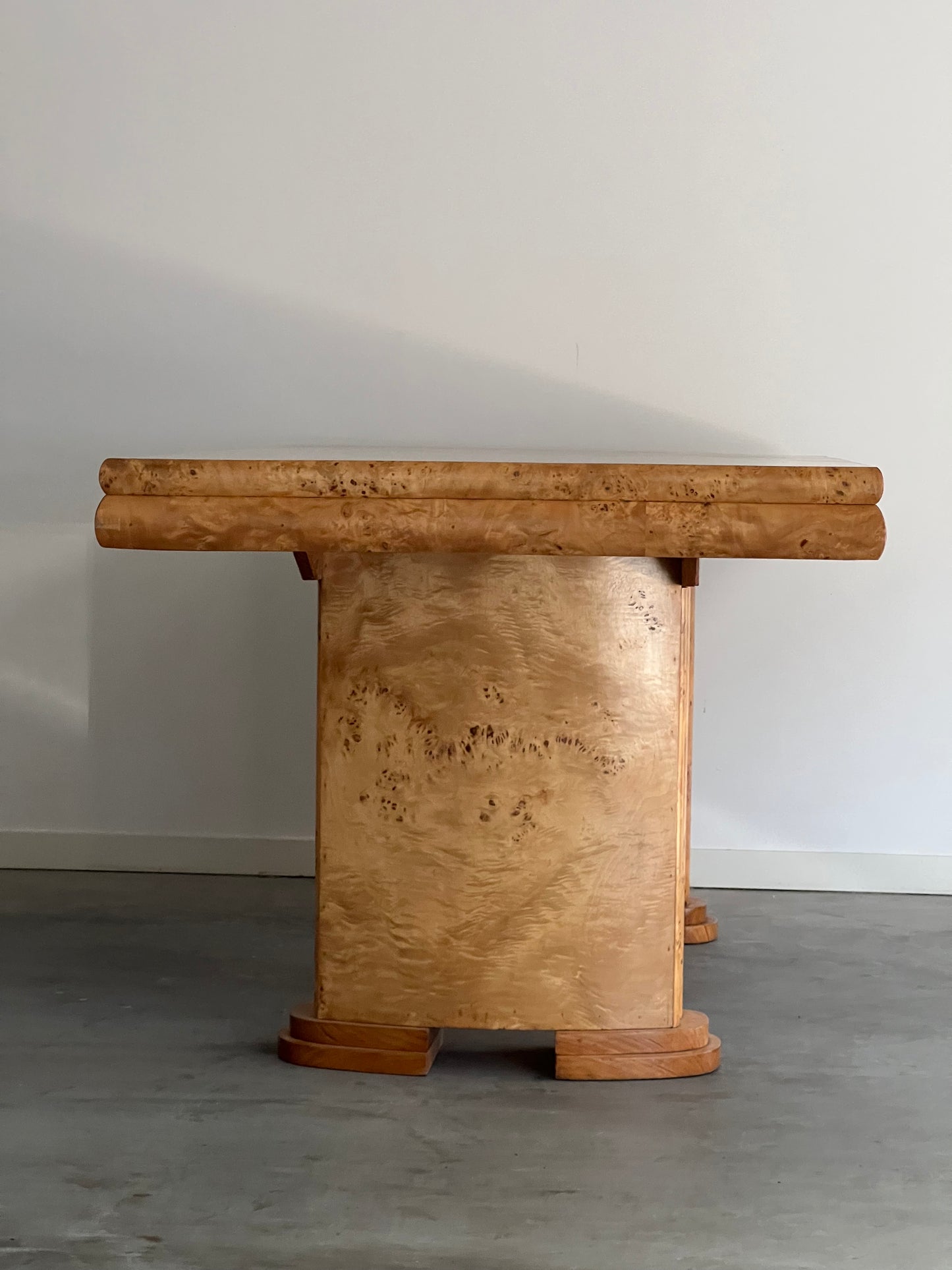 - Vintage Maple Burl Table