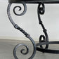 Italian Wrought Iron & Glass Dining Table by Casa Padrino