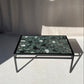 - Refurbished Green Marble Terrazzo Style Coffee Table