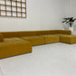- Six Piece Mustard Modular Sofa
