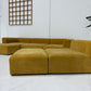 - Six Piece Mustard Modular Sofa