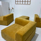 - Six Piece Mustard Modular Sofa