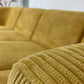 - Gold Jumbo Corduroy Modular Sofa