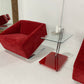 - Red Cubic Chairs