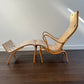 1940s Swedish 'Pernilla' Easy Chair & Footrest by Bruno Mathsson