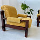 - Corduroy Three-Seater Sofa