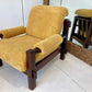 - Corduroy Three-Seater Sofa