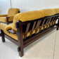 - Corduroy Three-Seater Sofa