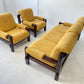 - Corduroy Three-Seater Sofa