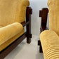 - Corduroy Three-Seater Sofa