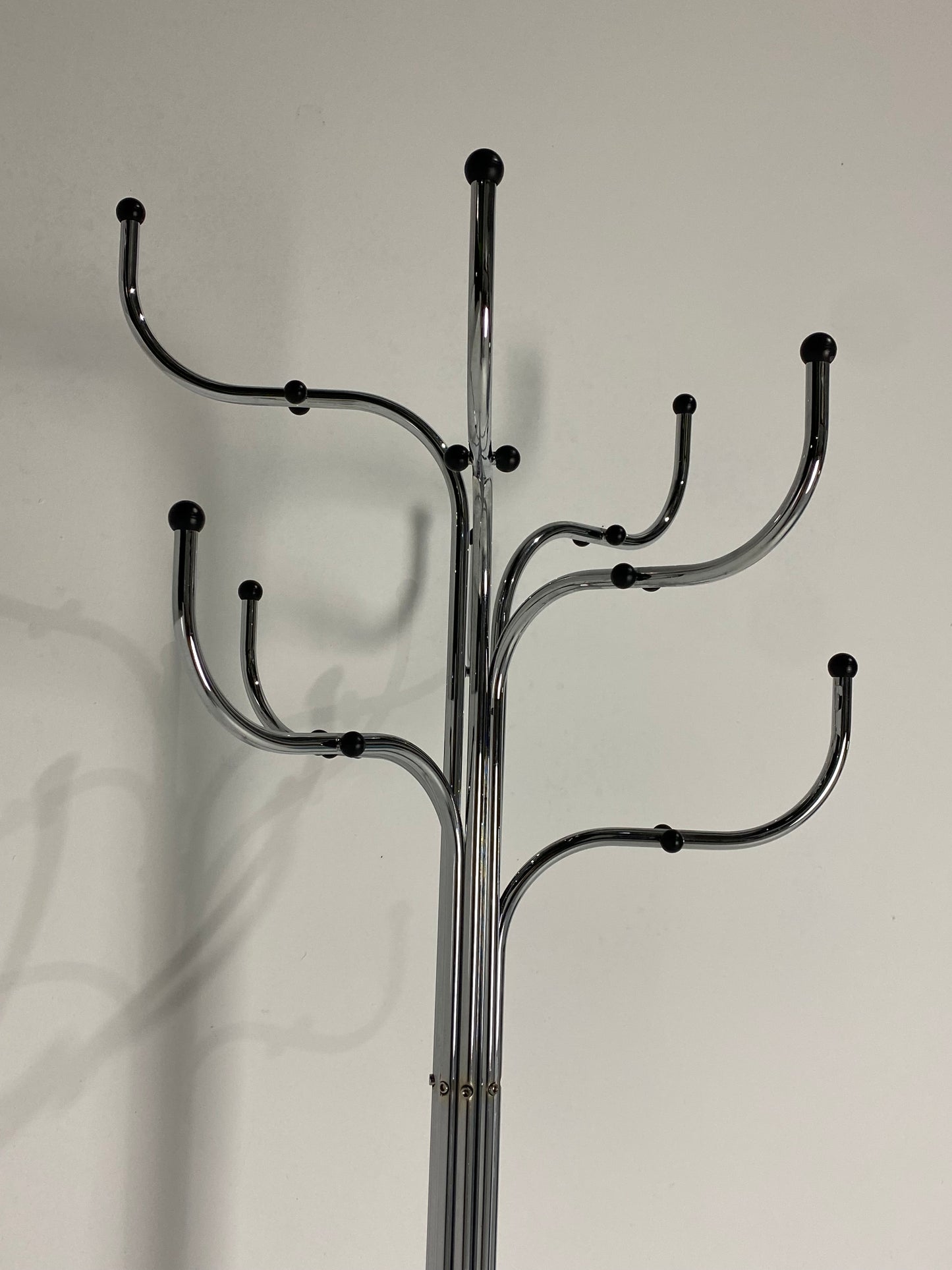 - Chrome 'Coat Tree' Coat Stand by Sidse Werner for Fritz Hansen.