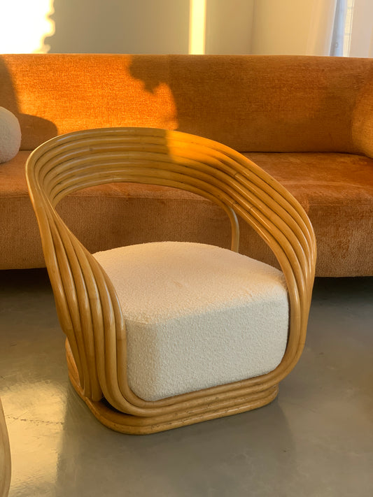 Eva Lounge Chair by Giovanni Travasa for Vittorio Bonacina