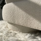 Bouclé Curved Sofa