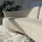 Bouclé Curved Sofa