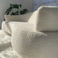 Bouclé Curved Sofa