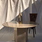 Vintage Round Granite Dining Table