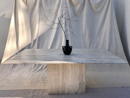 Travertine Dining Table