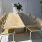 Large Polished Italian Marble Dining Table