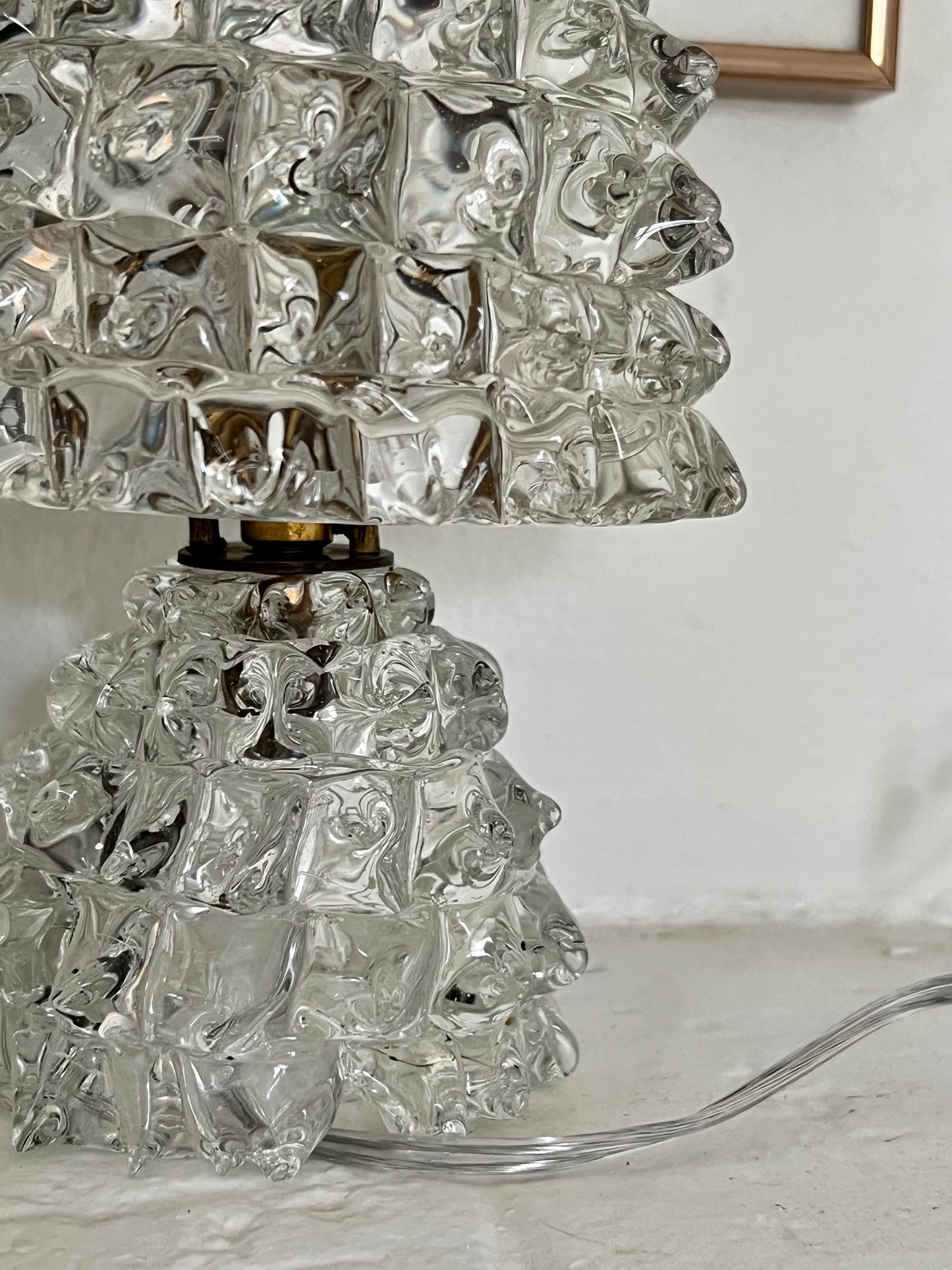 Murano Rostrato Table Lamp, Italy c. 1940