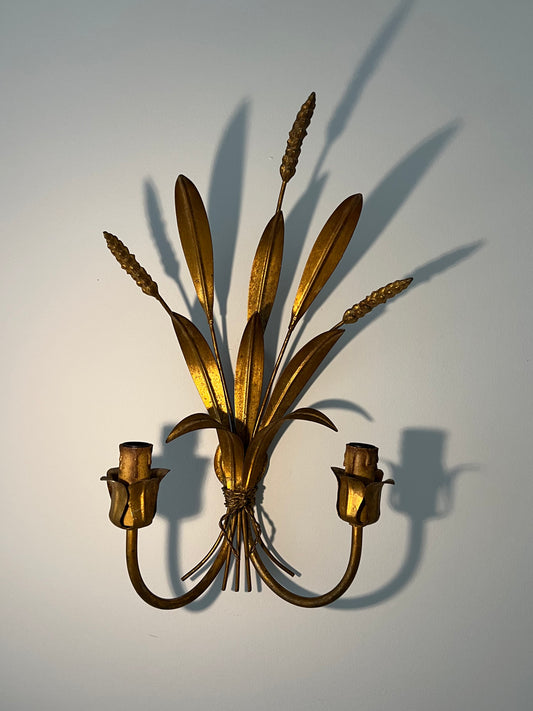 - Large French 'Sheaf of Wheat' Wall Light, c.1960s