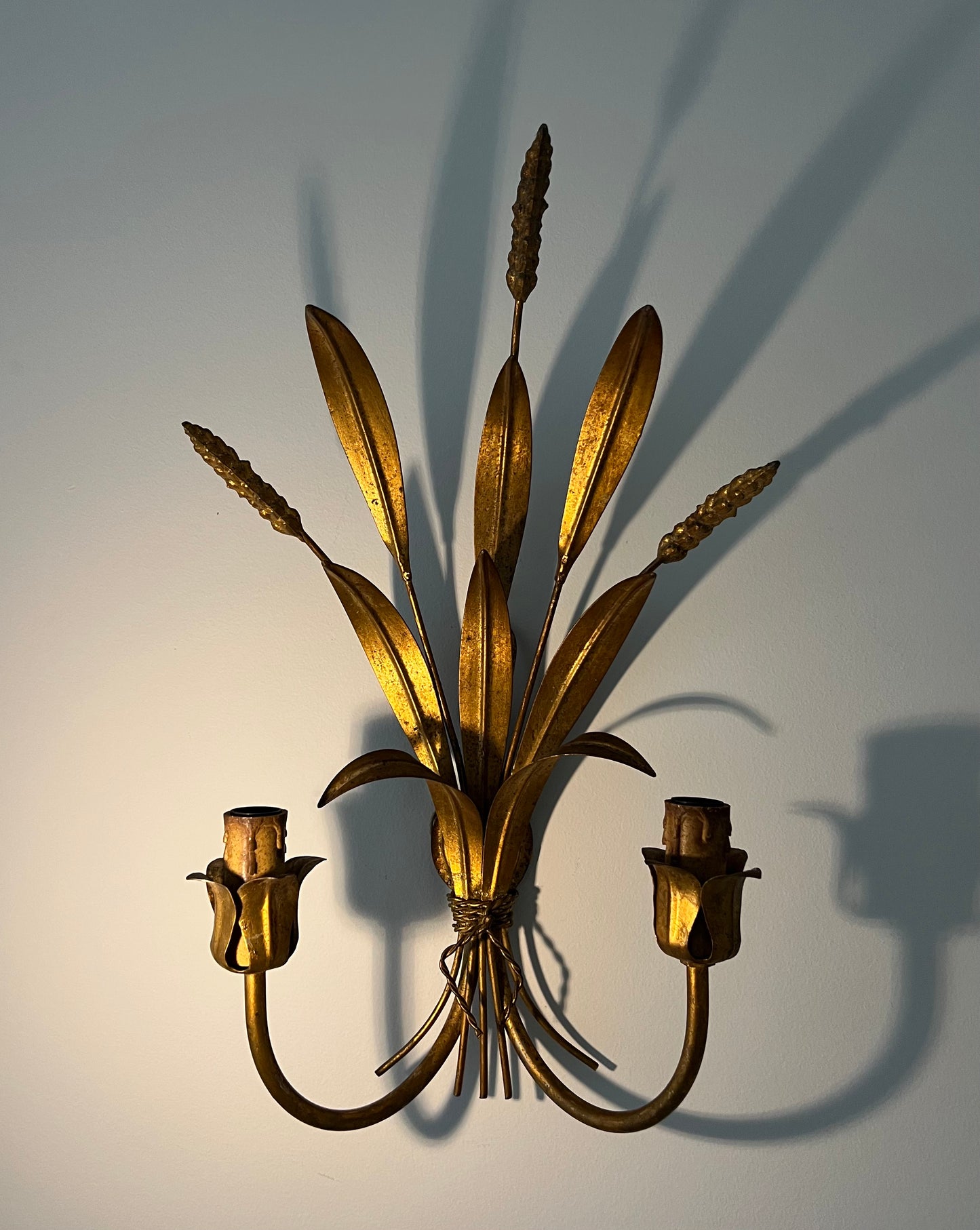 - Large French 'Sheaf of Wheat' Wall Light, c.1960s