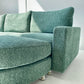 - Five Piece Evergreen Bouclé Modular Sofa Set