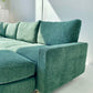 - Five Piece Evergreen Bouclé Modular Sofa Set