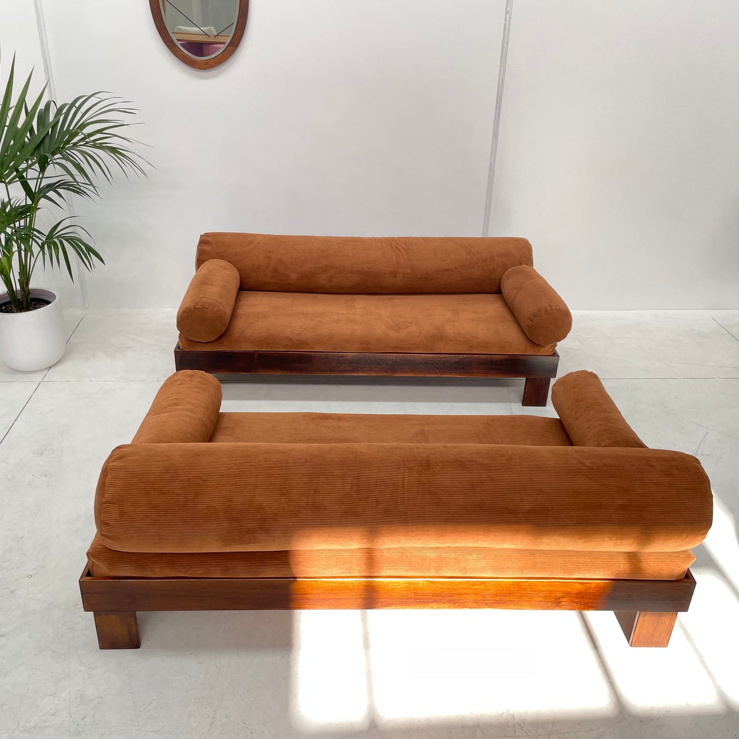 Vintage Daybed & Three Seater Sofa
