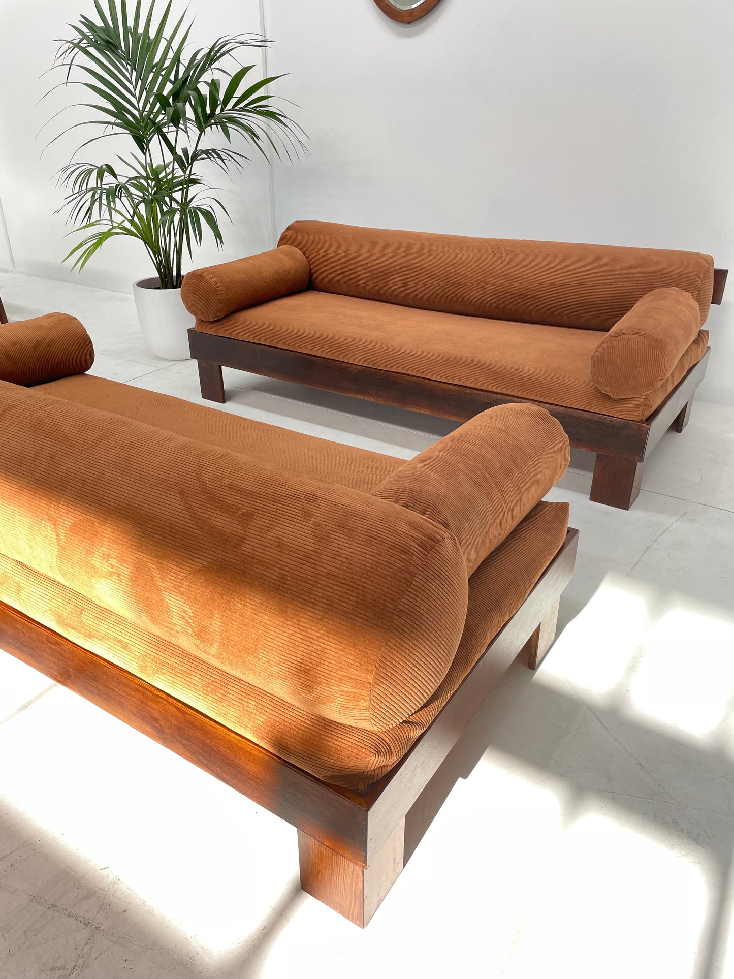 Vintage Daybed & Three Seater Sofa