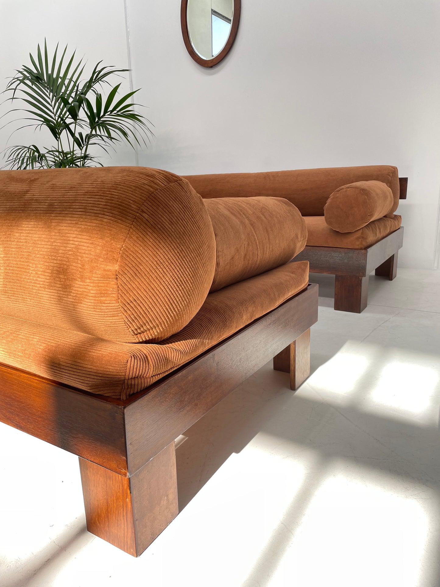 Vintage Daybed & Three Seater Sofa