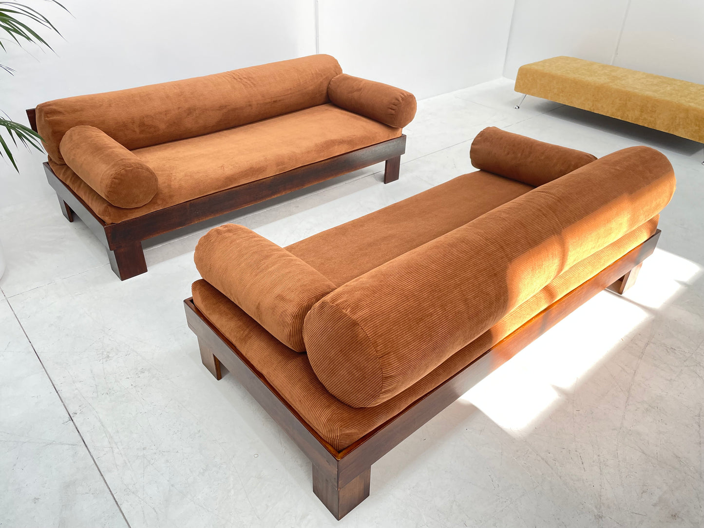 Vintage Daybed & Three Seater Sofa