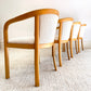 - Set of Four Vintage Italian Beechwood Chairs
