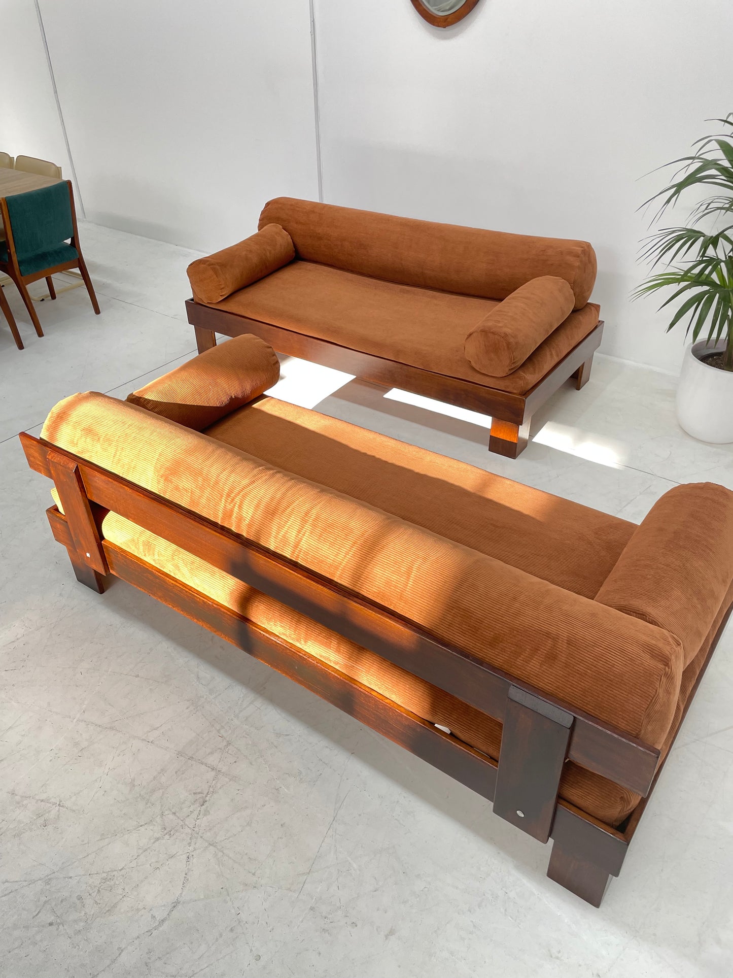 Vintage Daybed & Three Seater Sofa