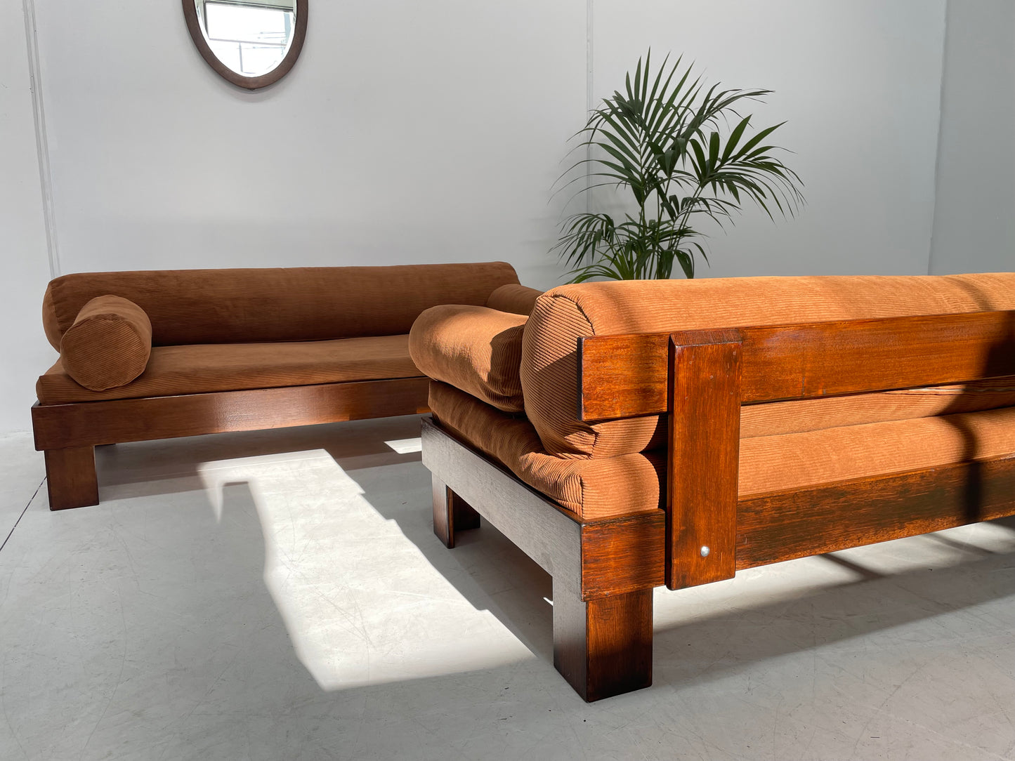 Vintage Daybed & Three Seater Sofa