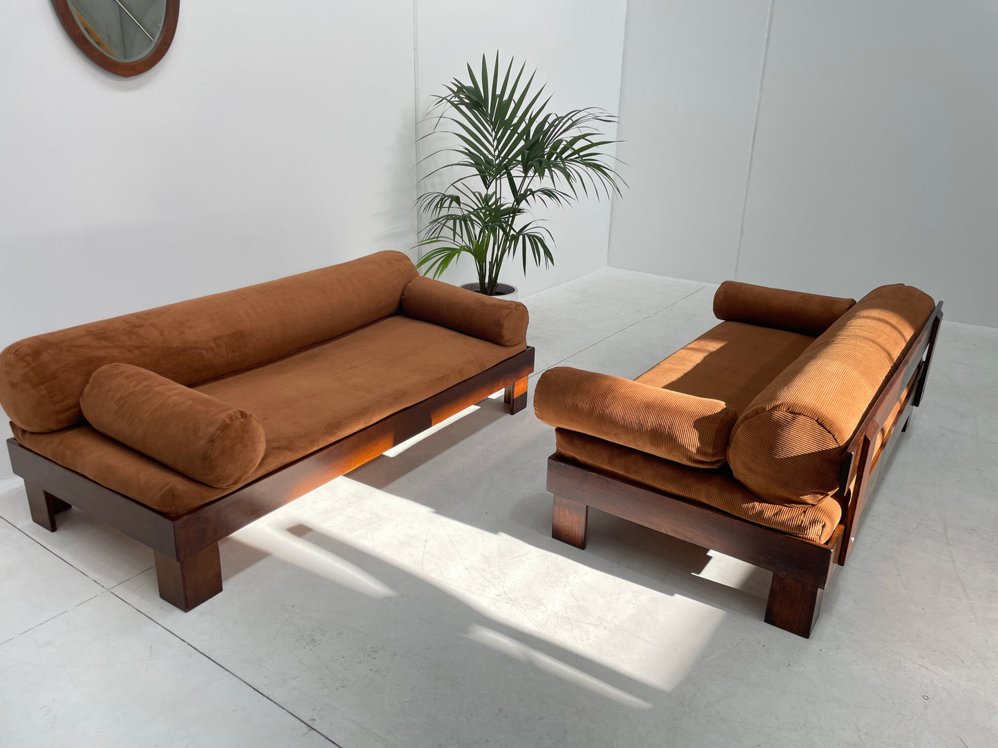 Vintage Daybed & Three Seater Sofa