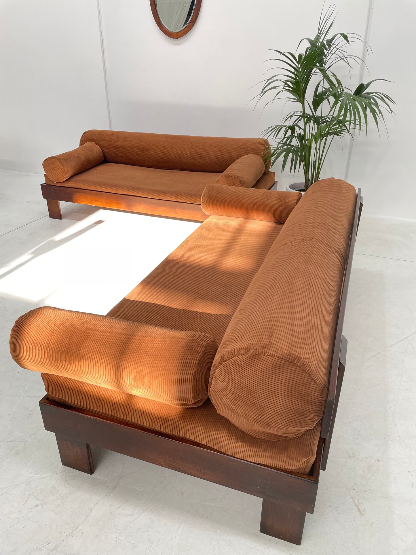 Vintage Daybed & Three Seater Sofa