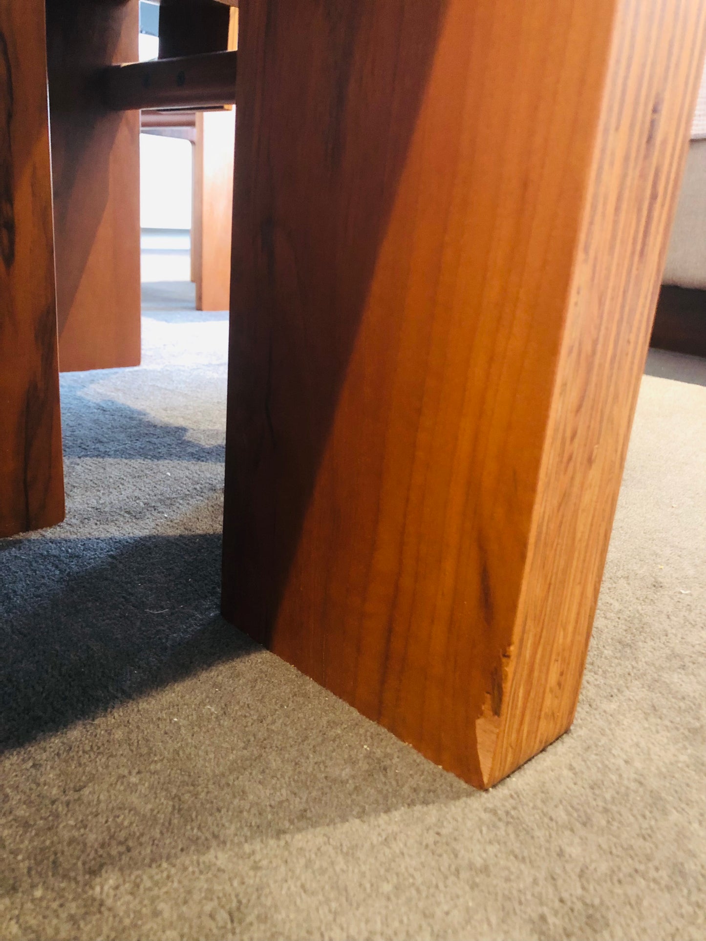 Carlo Scarpa for Bernini Ten Piece Dining Suite - Table, Chairs & Credenza