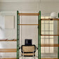 - Vintage Ikea Niklas Modular Shelving System in Meadow Green Unit #1