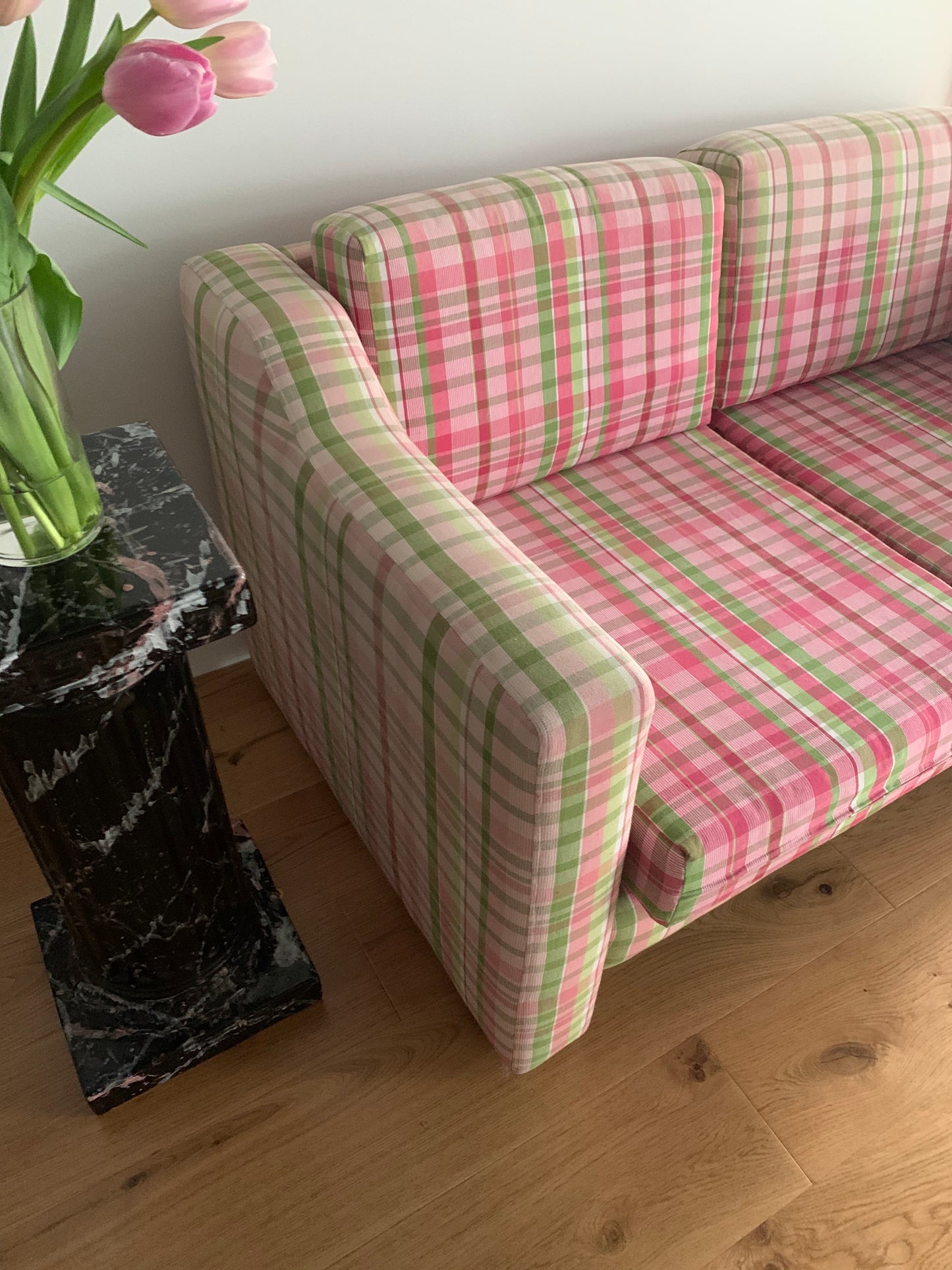 Gelato Plaid Sofa by Sabien Interiors, 1980