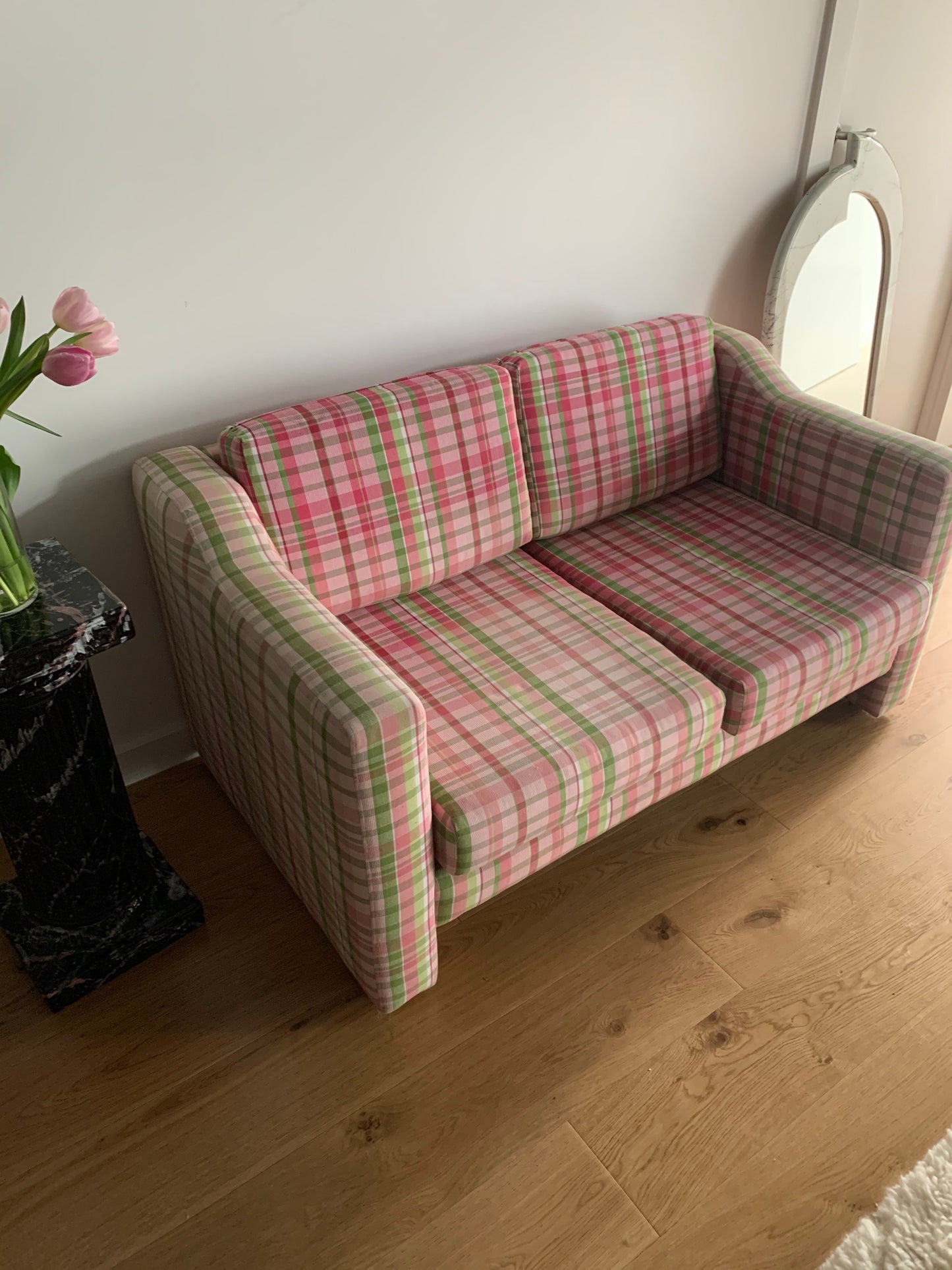 Gelato Plaid Sofa by Sabien Interiors, 1980