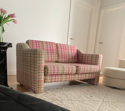 Gelato Plaid Sofa by Sabien Interiors, 1980