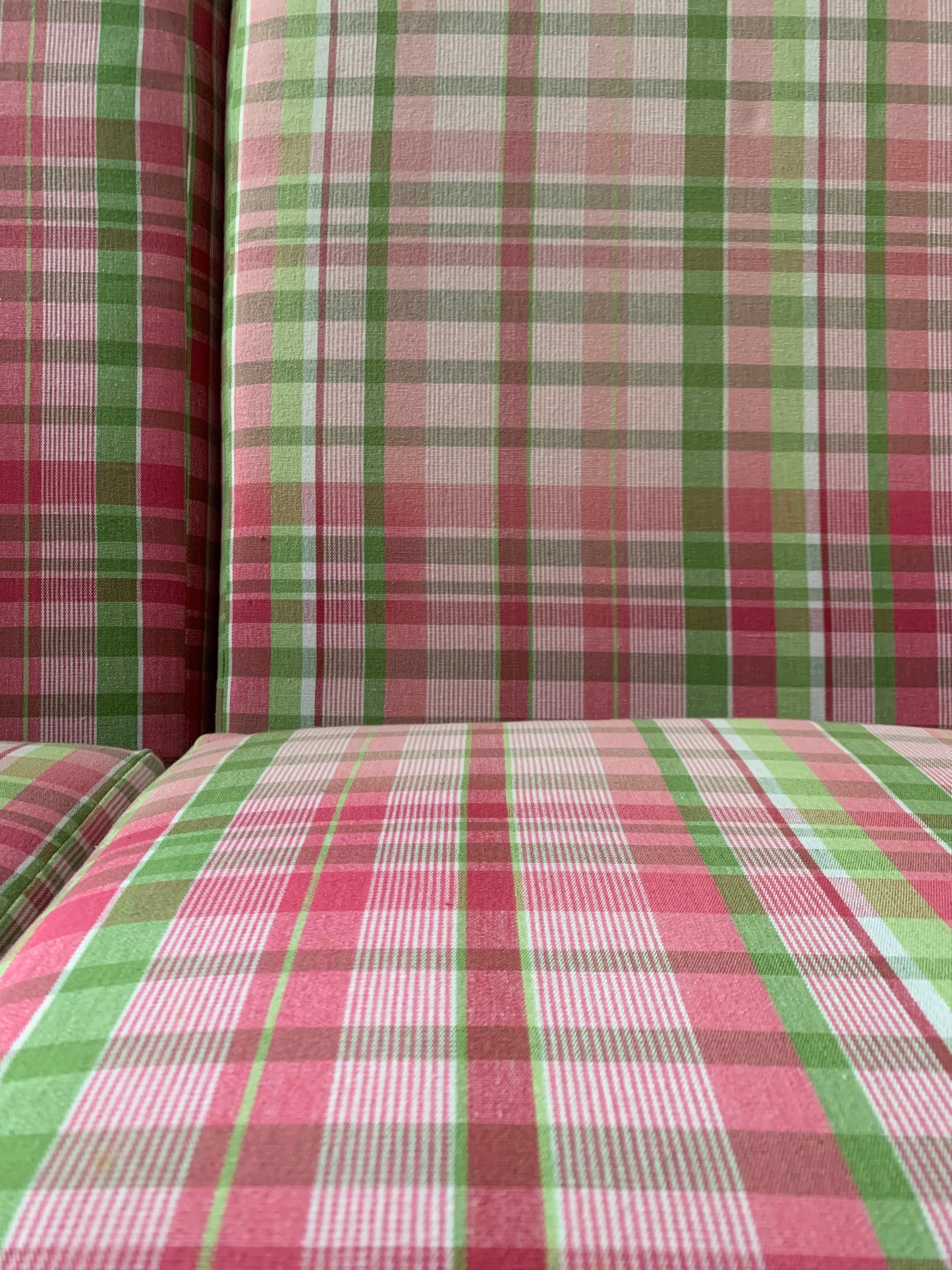 Gelato Plaid Sofa by Sabien Interiors, 1980