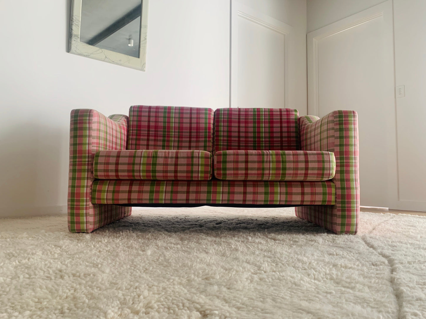 Gelato Plaid Sofa by Sabien Interiors, 1980
